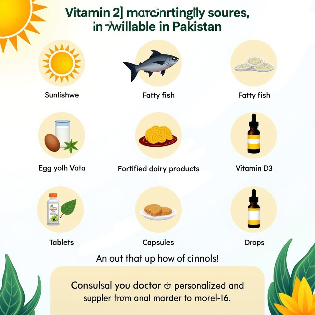 Sources of Vitamin D3 Available in Pakistan