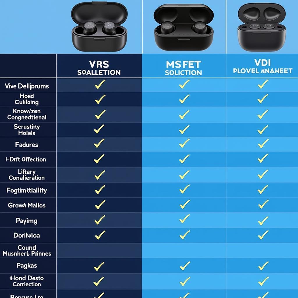 Vivo Earbuds Comparison