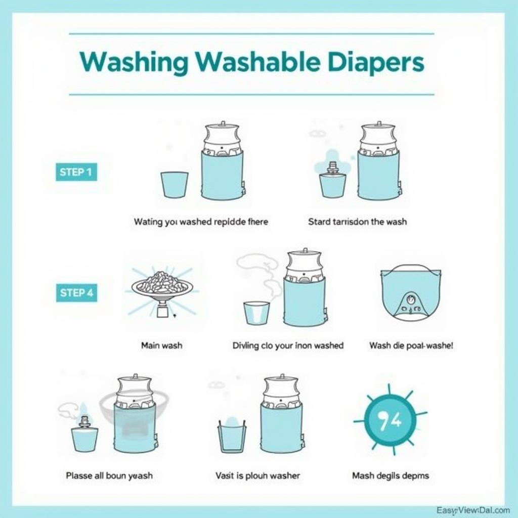 Washing Routine for Washable Diapers in Pakistan