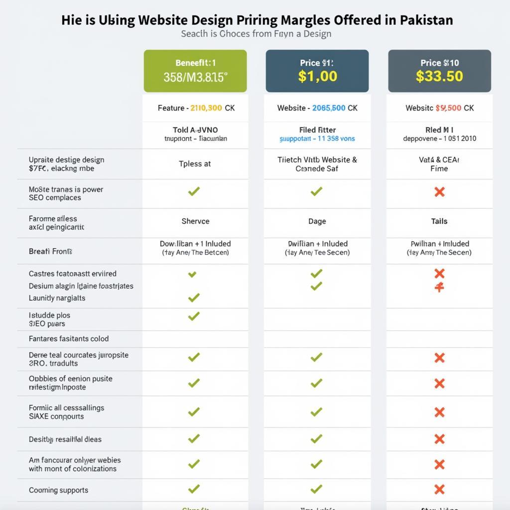 Comparing Website Design Packages in Pakistan