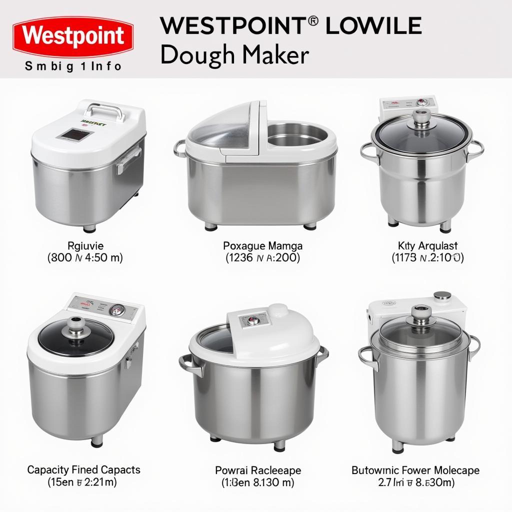 Westpoint Dough Maker Models in Pakistan