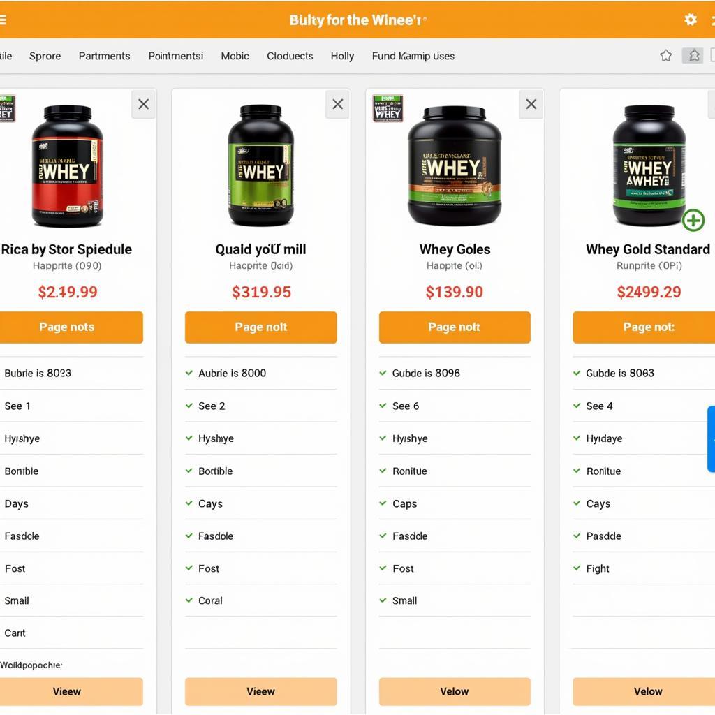 Comparing Whey Gold Standard Prices