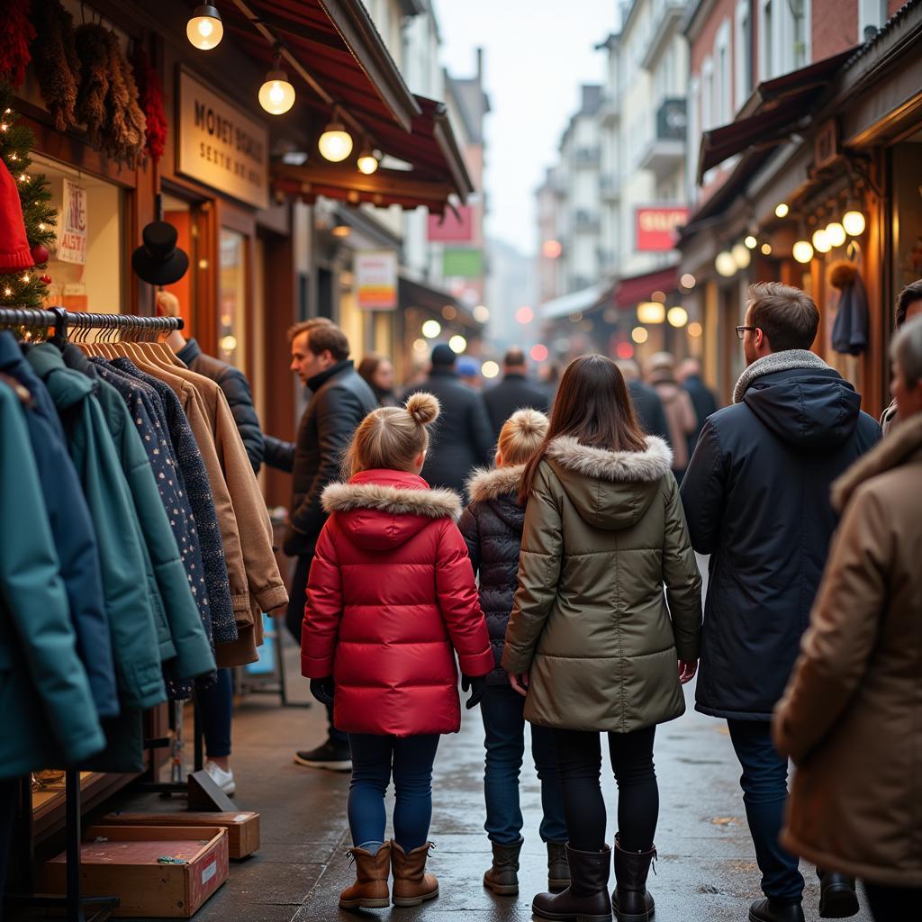 Winter Sale Pakistan: Family Shopping