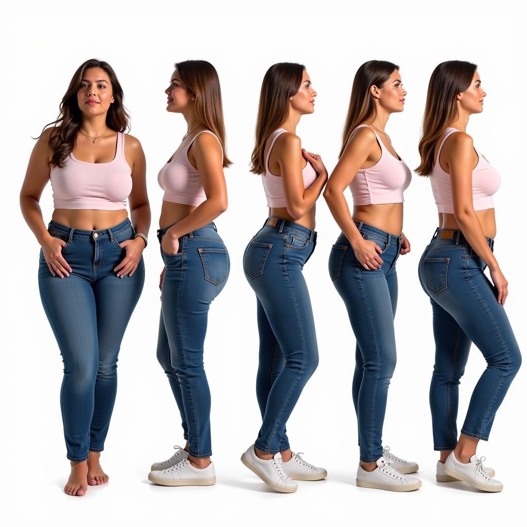 Jeans for Different Body Types in Pakistan