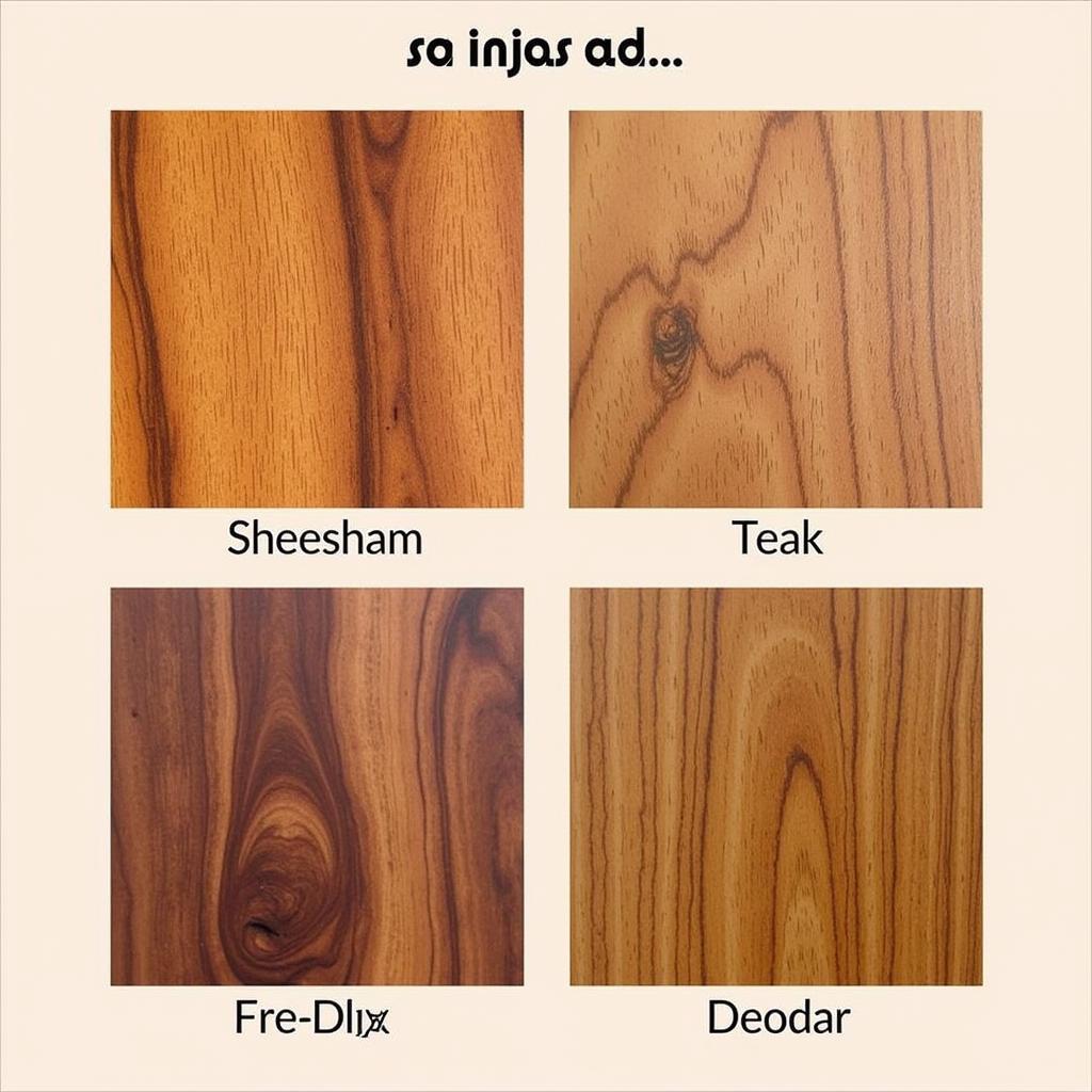 Different Wood Types for Double Beds in Pakistan: Sheesham, Teak, and Deodar