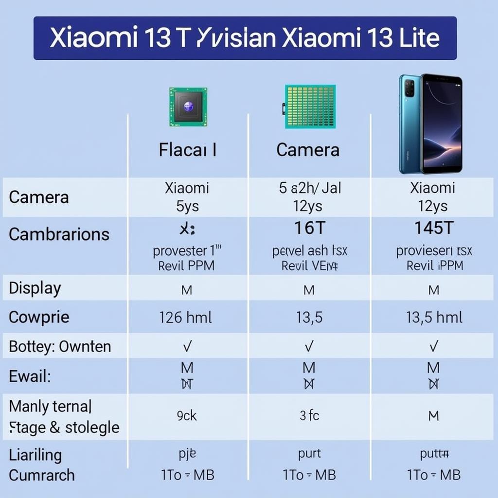 Xiaomi 13T vs Xiaomi 13 Lite Comparison