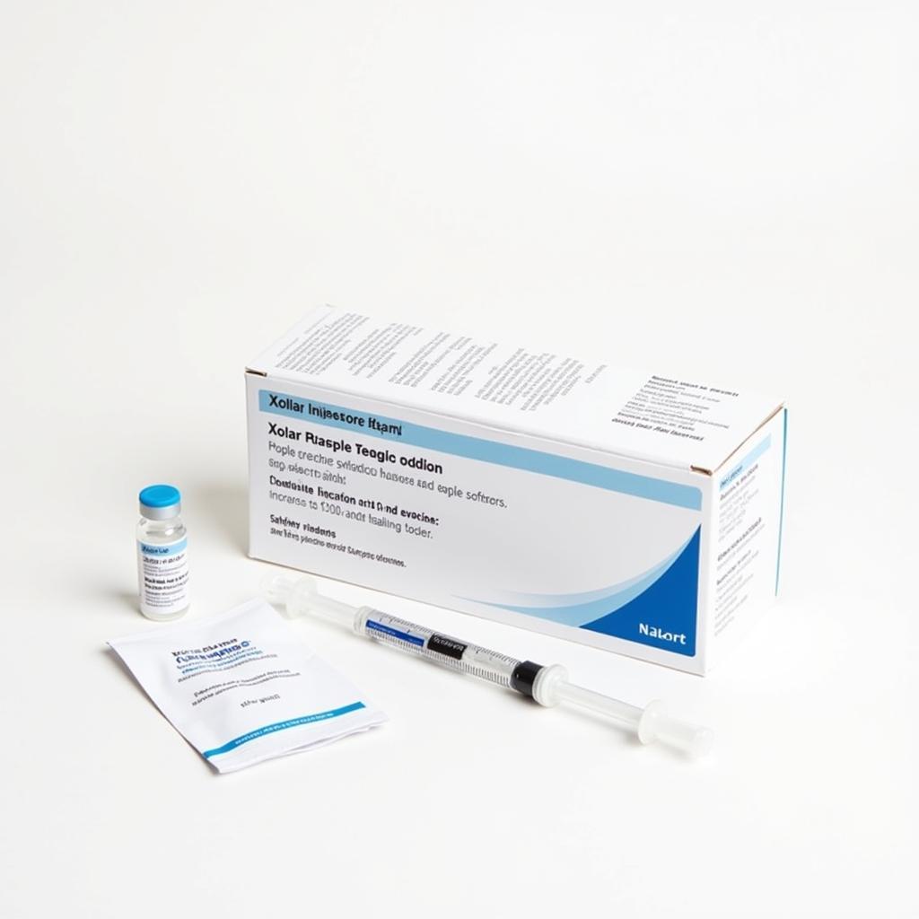 Xolair Injection Packaging and Syringe