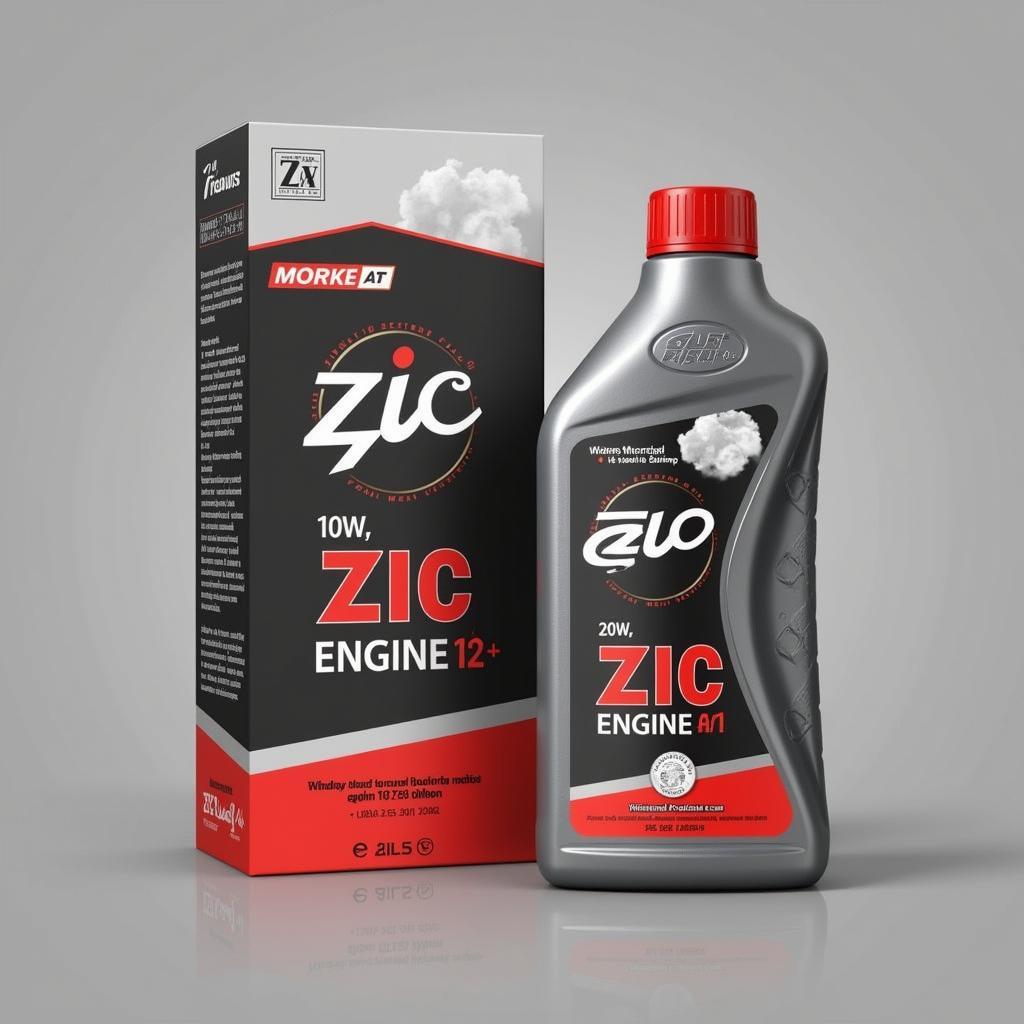 Zic 10W40 Engine Oil Bottle