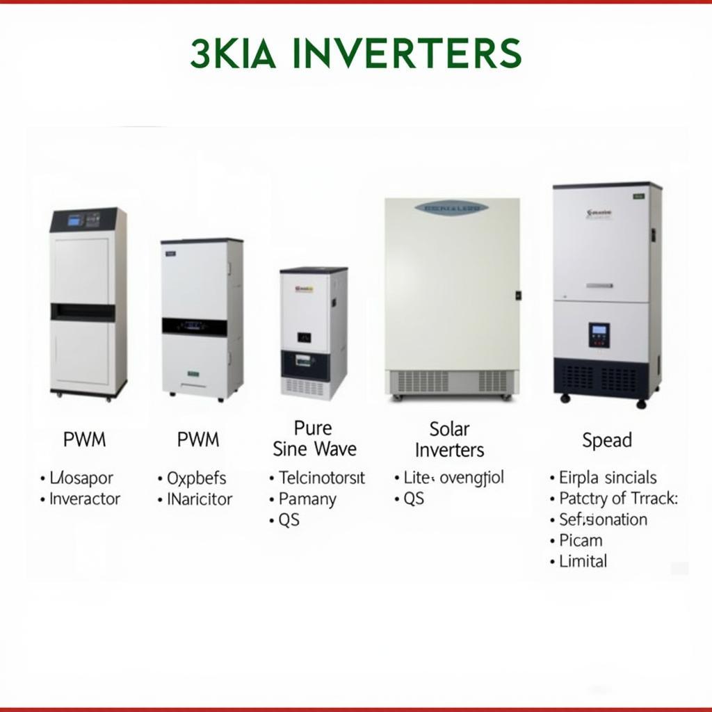 3kva Inverter Types in Pakistan