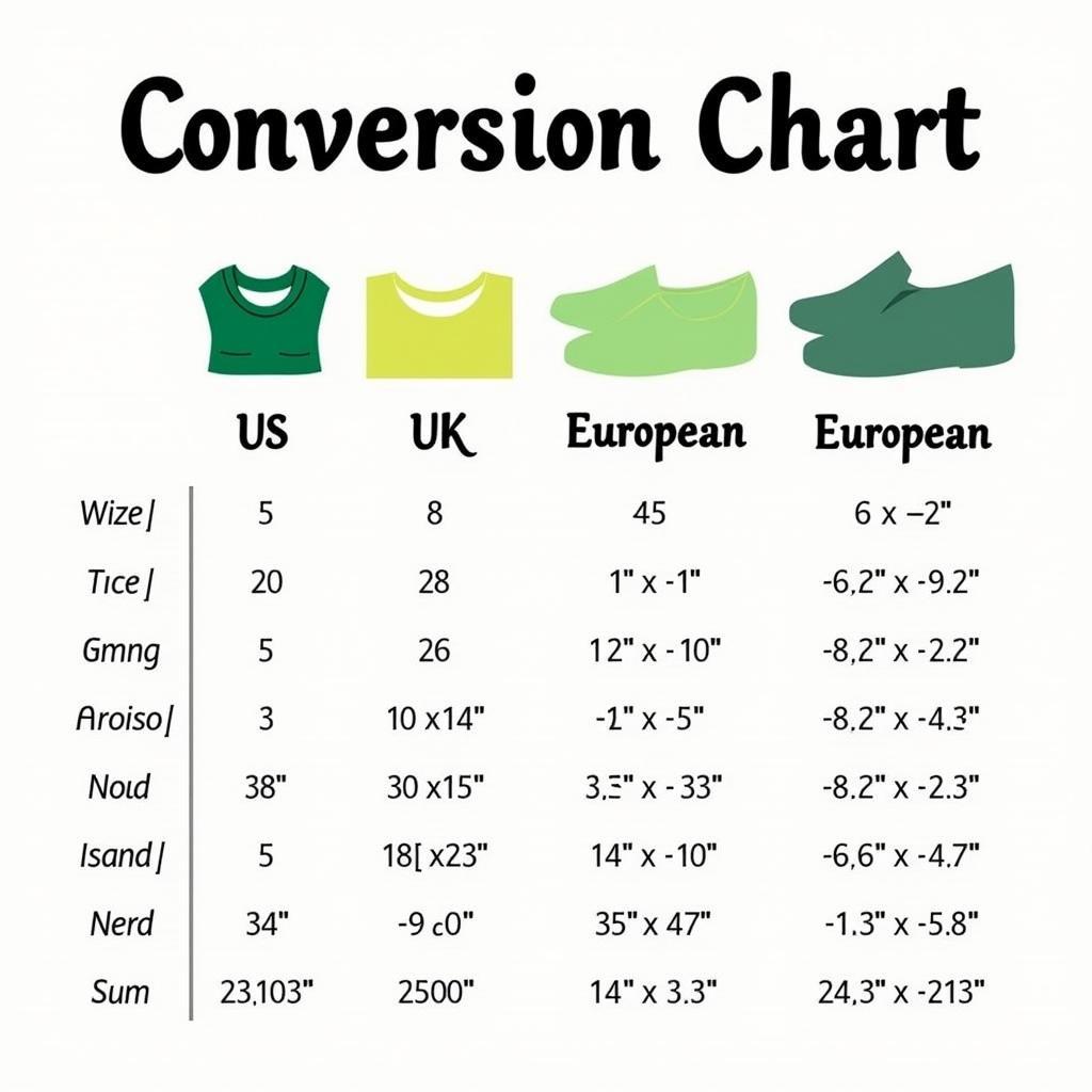 42 Shoe Size Conversion Chart for Pakistan