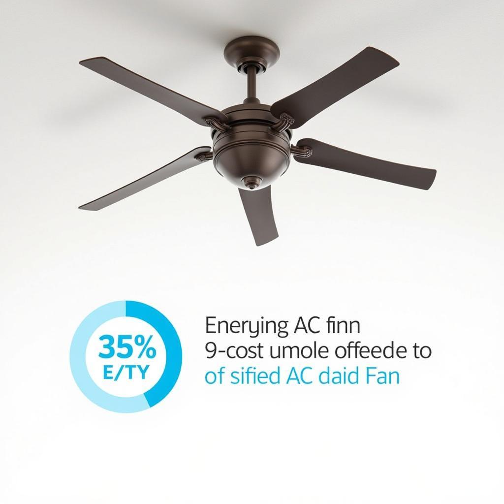 AC DC Ceiling Fan Energy Saving