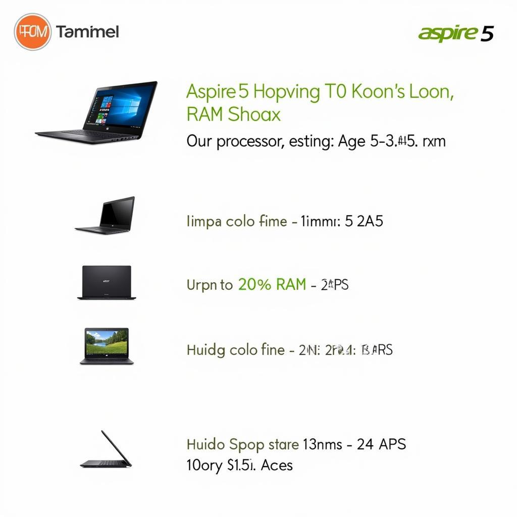 Acer Aspire 5 Specifications