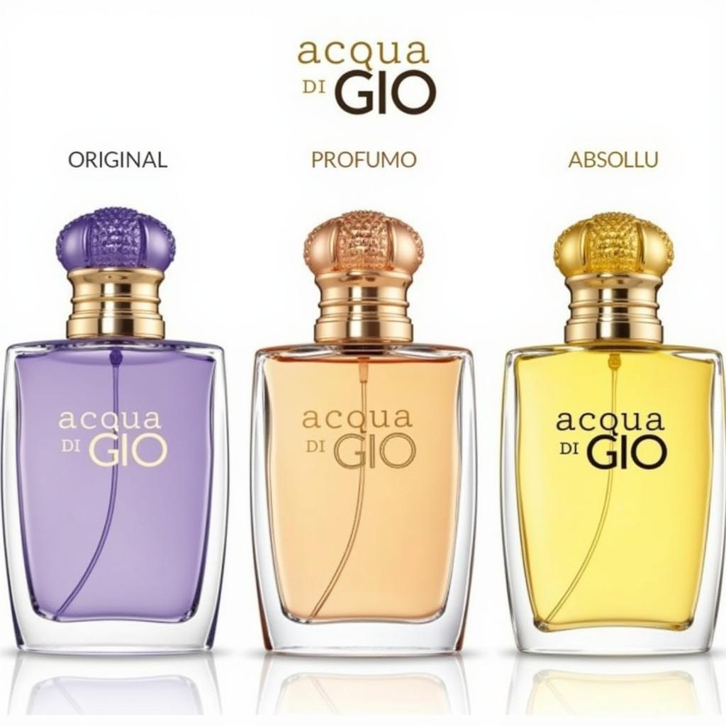 Acqua di Gio Variants in Pakistan