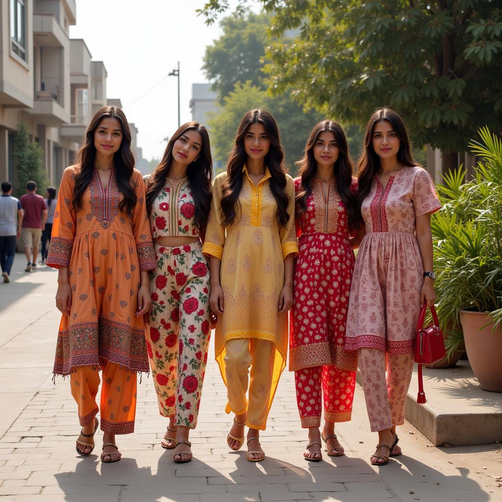 Street Style in Pakistan showcasing affordable clothing brands