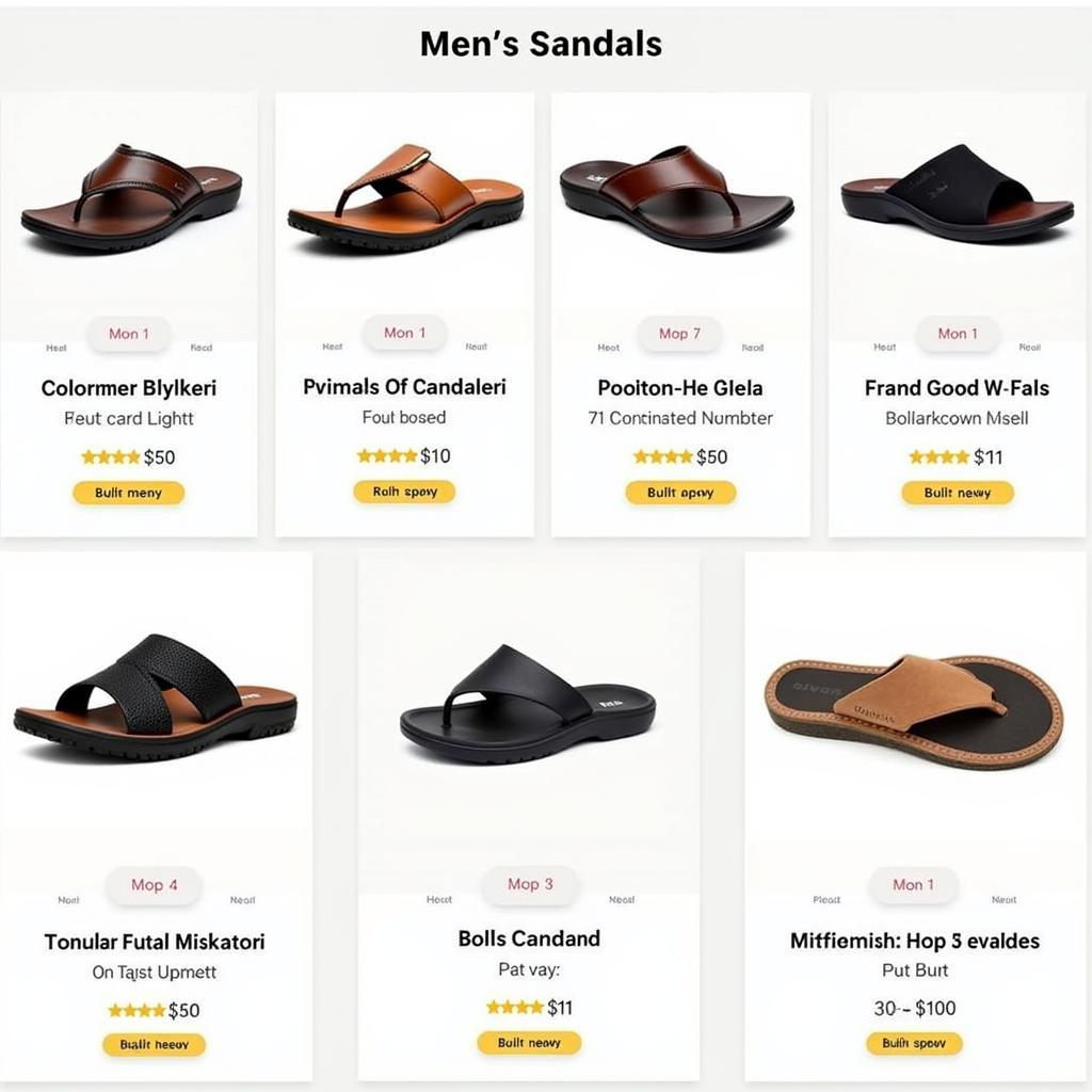 Affordable Men's Sandals Options in Pakistan