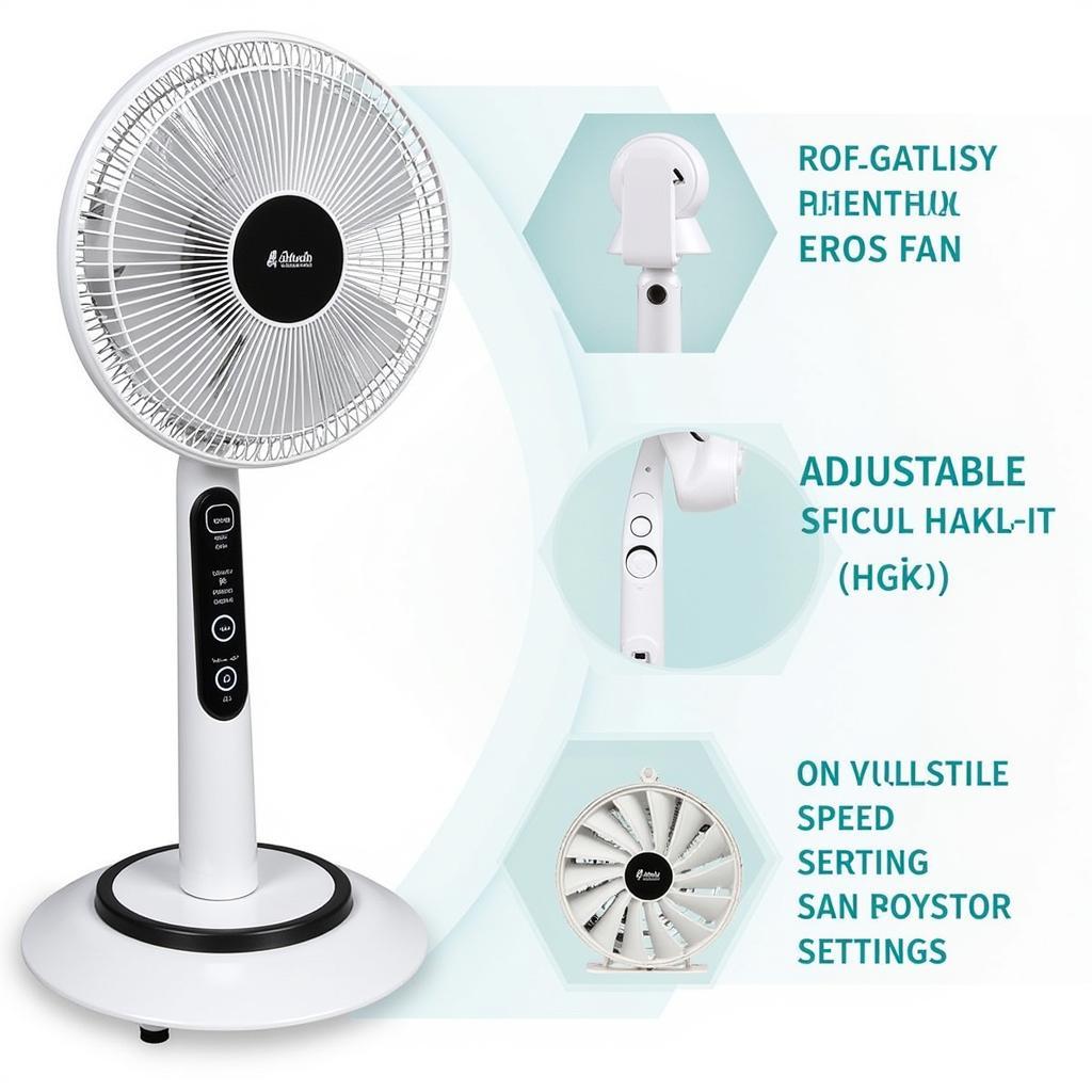 Al Sheikh Pedestal Fan Features and Benefits