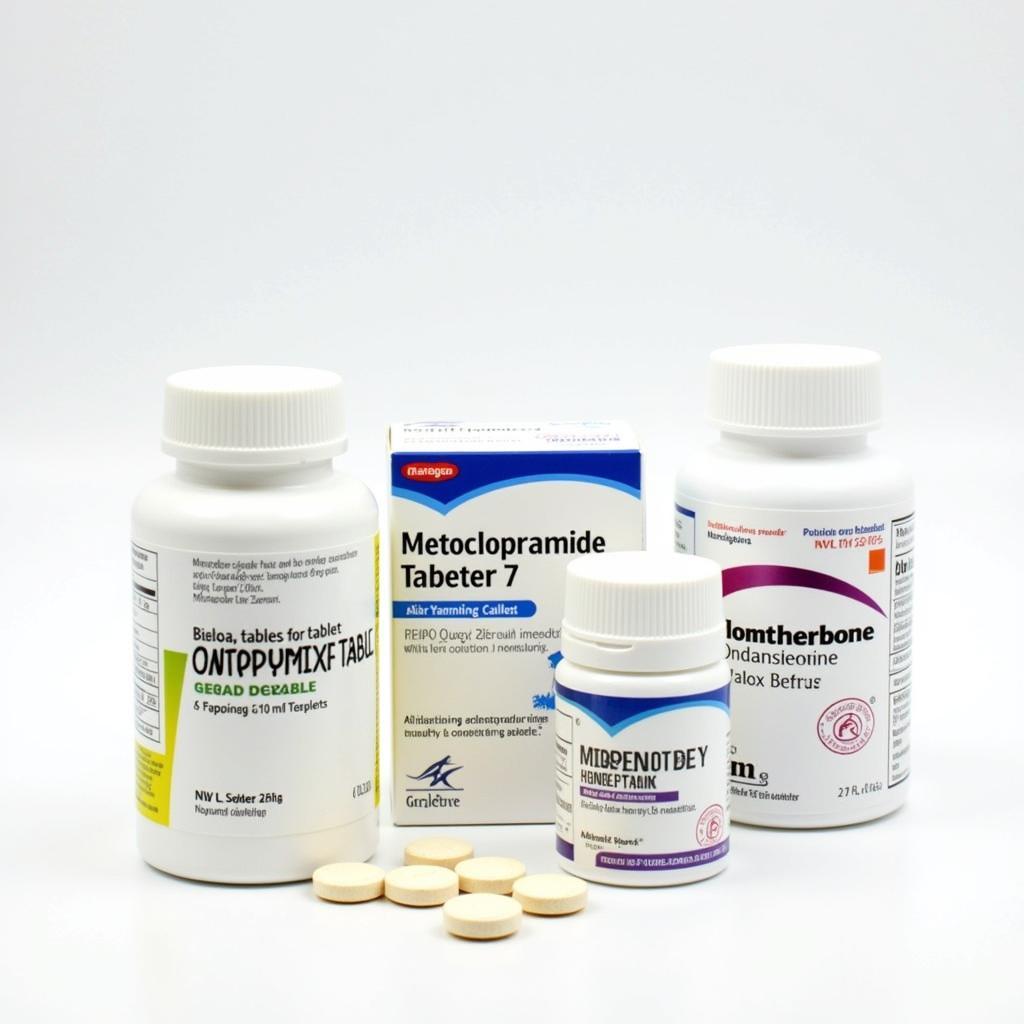 Alternative antiemetic medications displayed alongside Navidoxine.