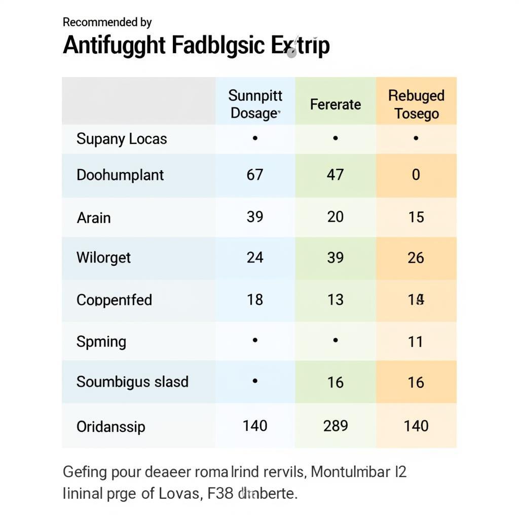 Antifungal Syrup Dosage Chart