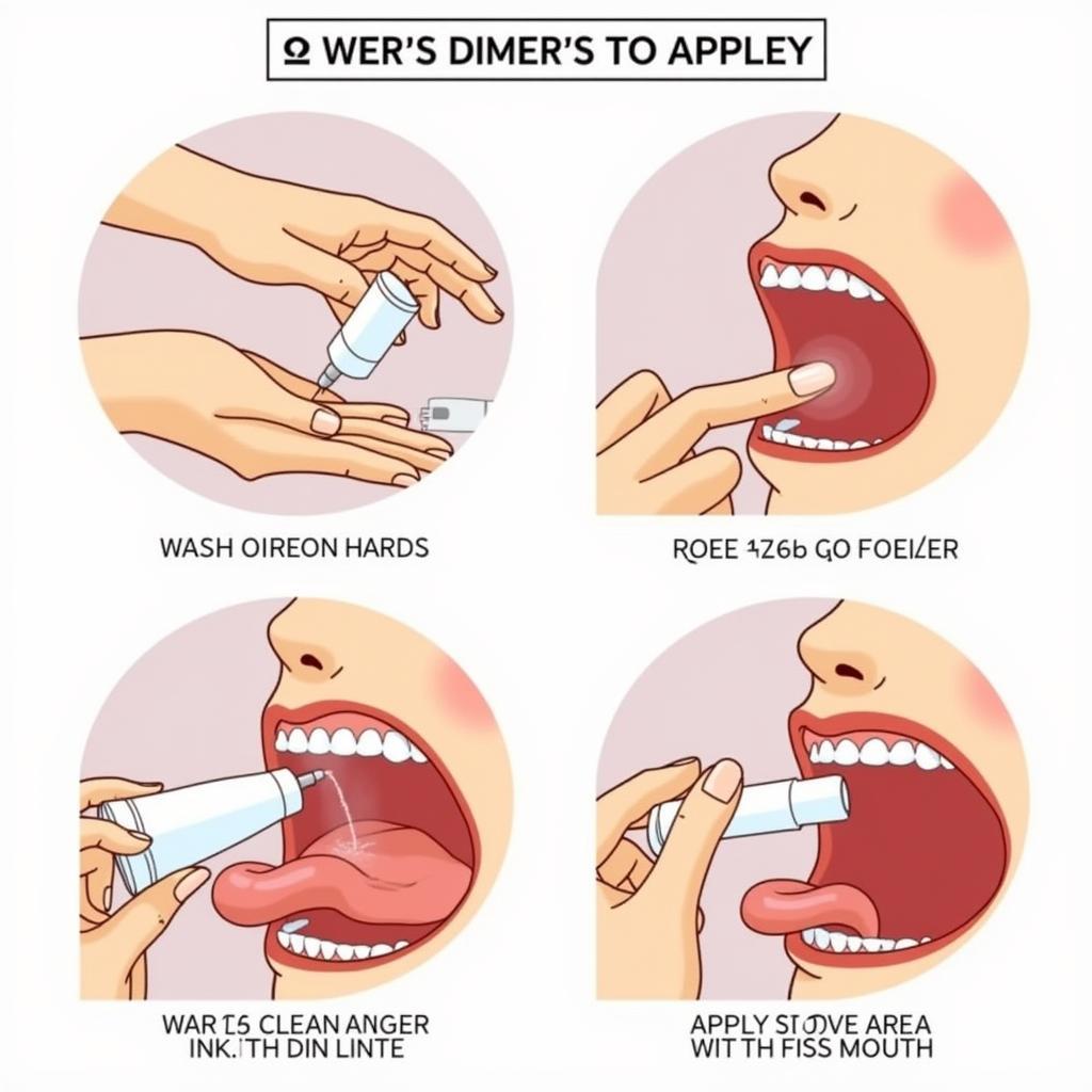 Proper Application of Daktarin Oral Gel