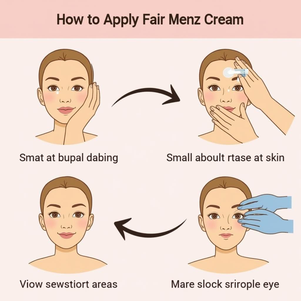 Applying Fair Menz Cream Correctly