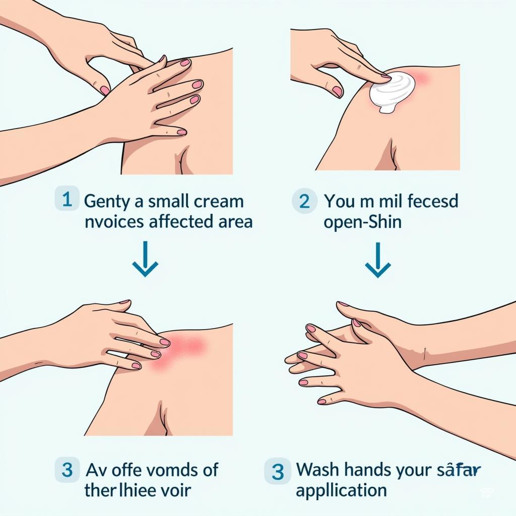 Correct Application of Pain Relief Cream