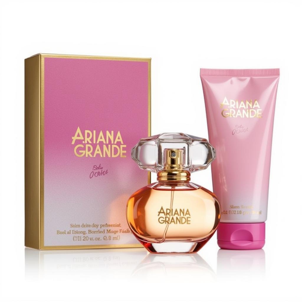 Ariana Grande Perfume Gift Set - A beautifully packaged Ariana Grande perfume gift set, showcasing the potential value and appeal of gift sets.