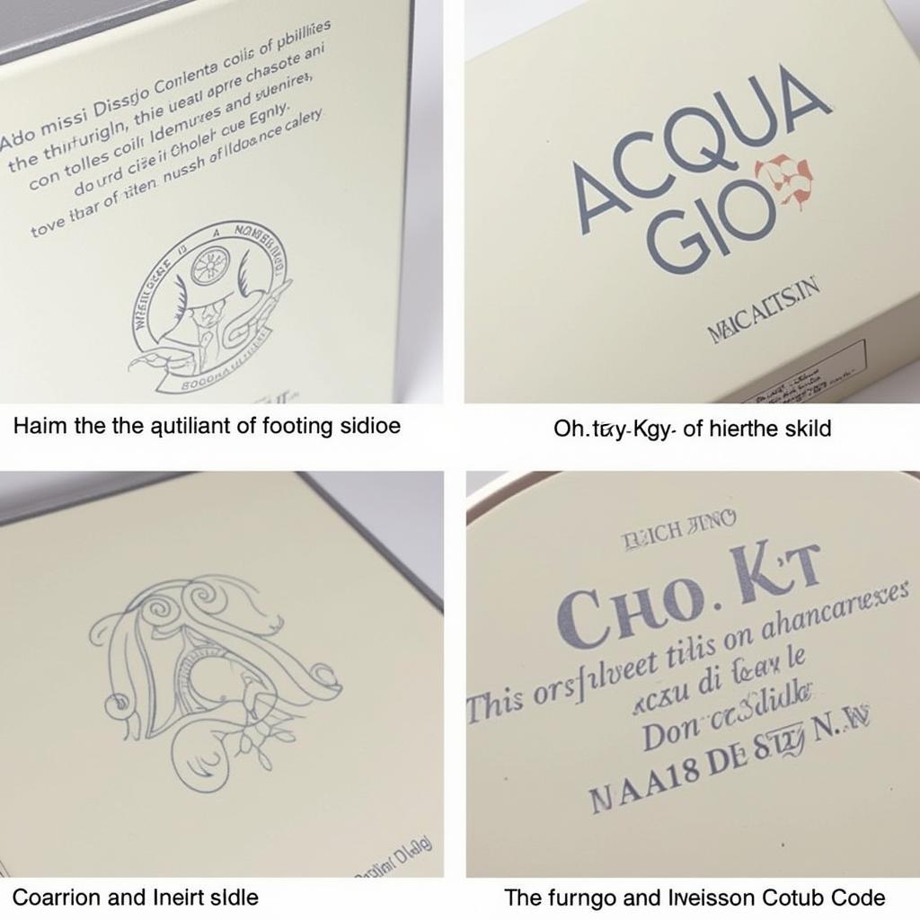 Authentic Acqua di Gio Packaging