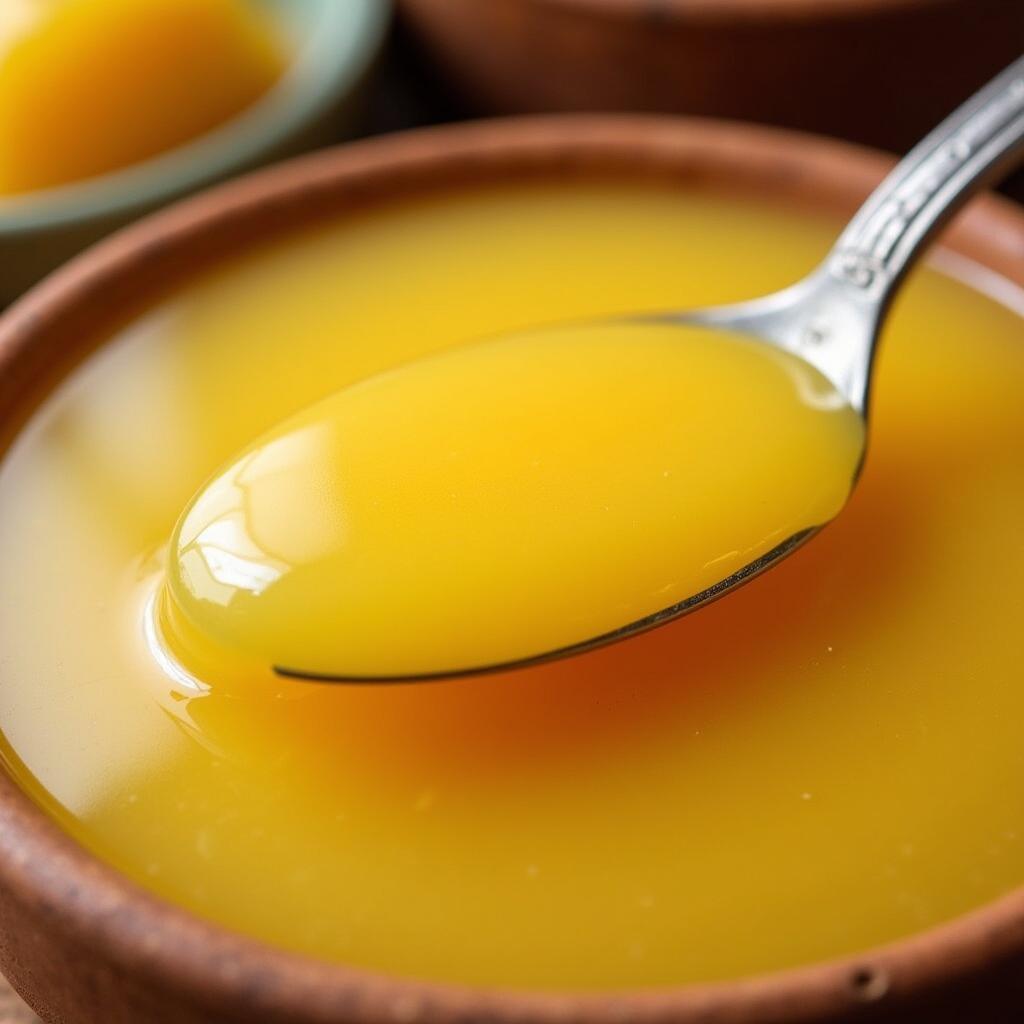 Texture and Appearance of Authentic Kashmir Ghee