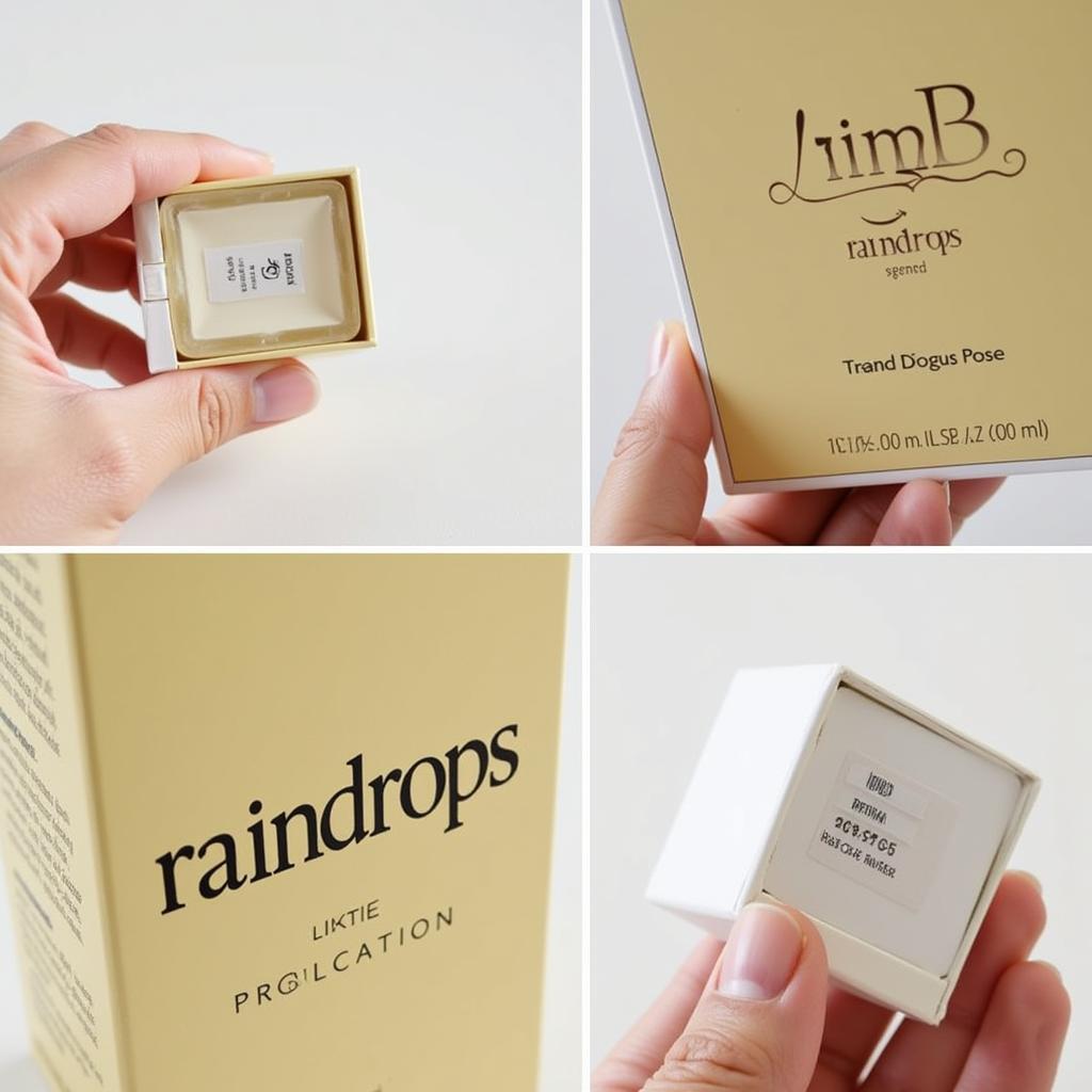 Identifying Authentic Raindrops Perfume Packaging