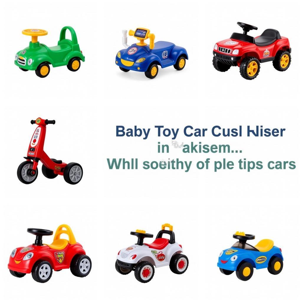 Types of Baby Toy Cars Available in Pakistan