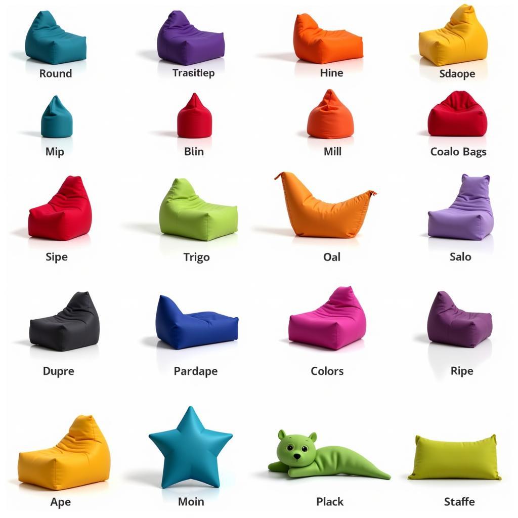 Variety of Bean Bags Available in Pakistan