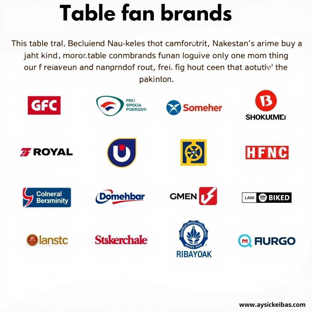 Best Table Fan Brands in Pakistan