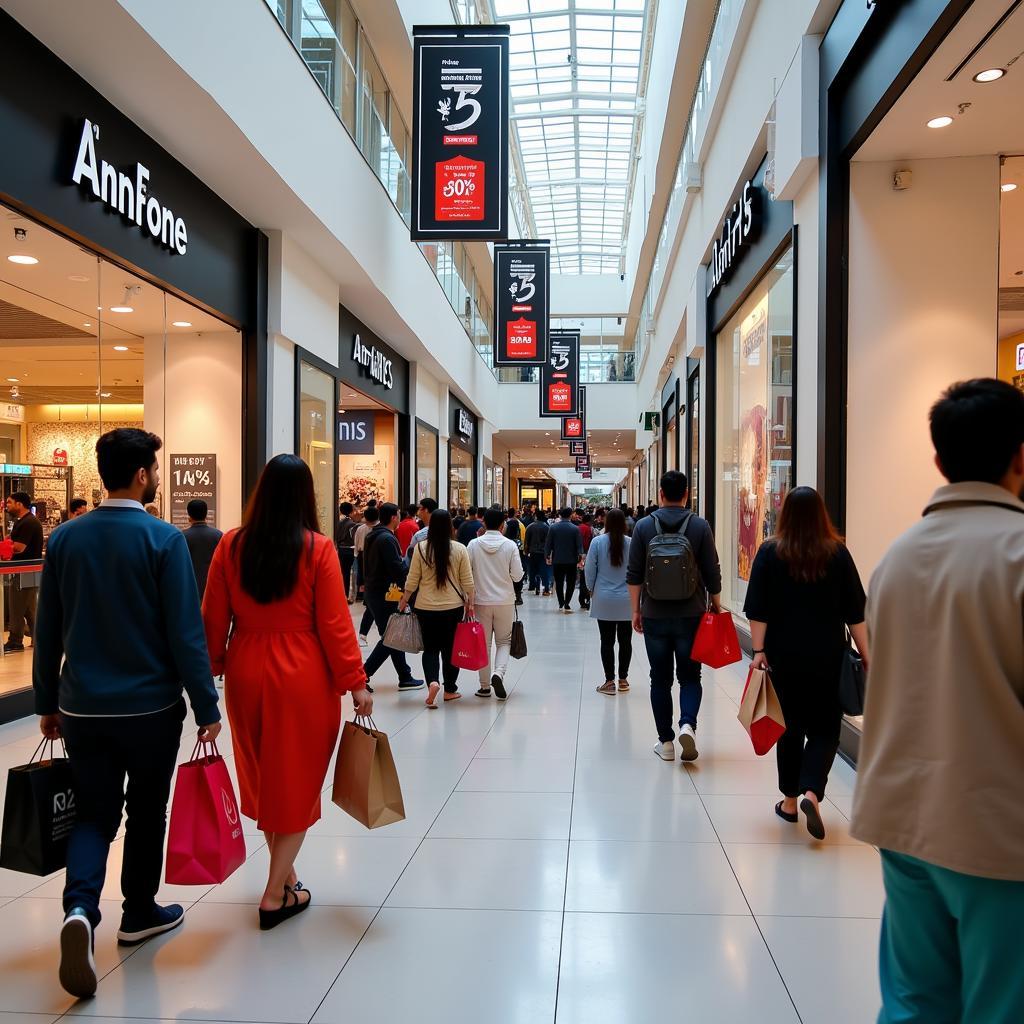 Pakistani Shoppers at a Black Day Sale