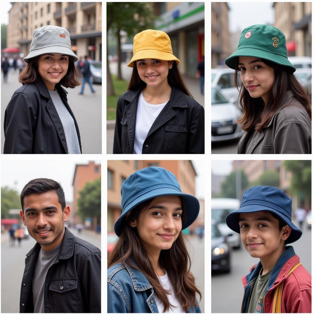 Bucket Hat Street Style in Pakistan