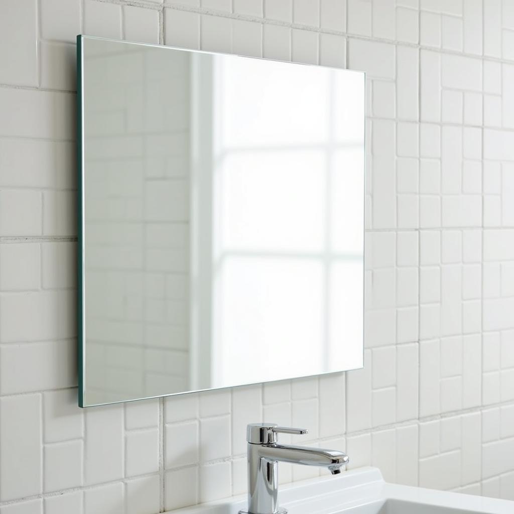 Budget-Friendly Frameless Bathroom Mirror in Pakistan