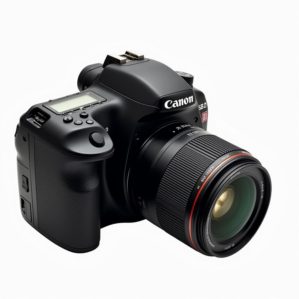 Canon 7D with Lens Attached