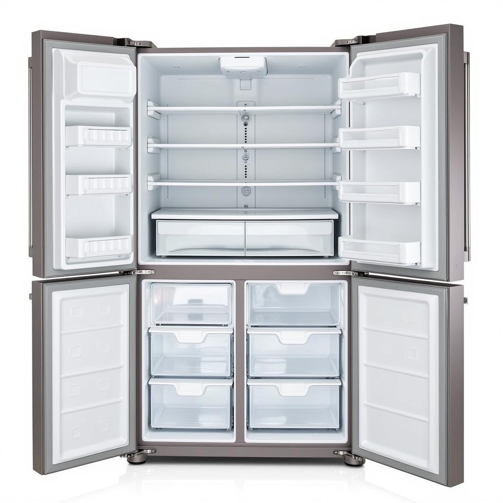 Caravell Double Door Refrigerator Features