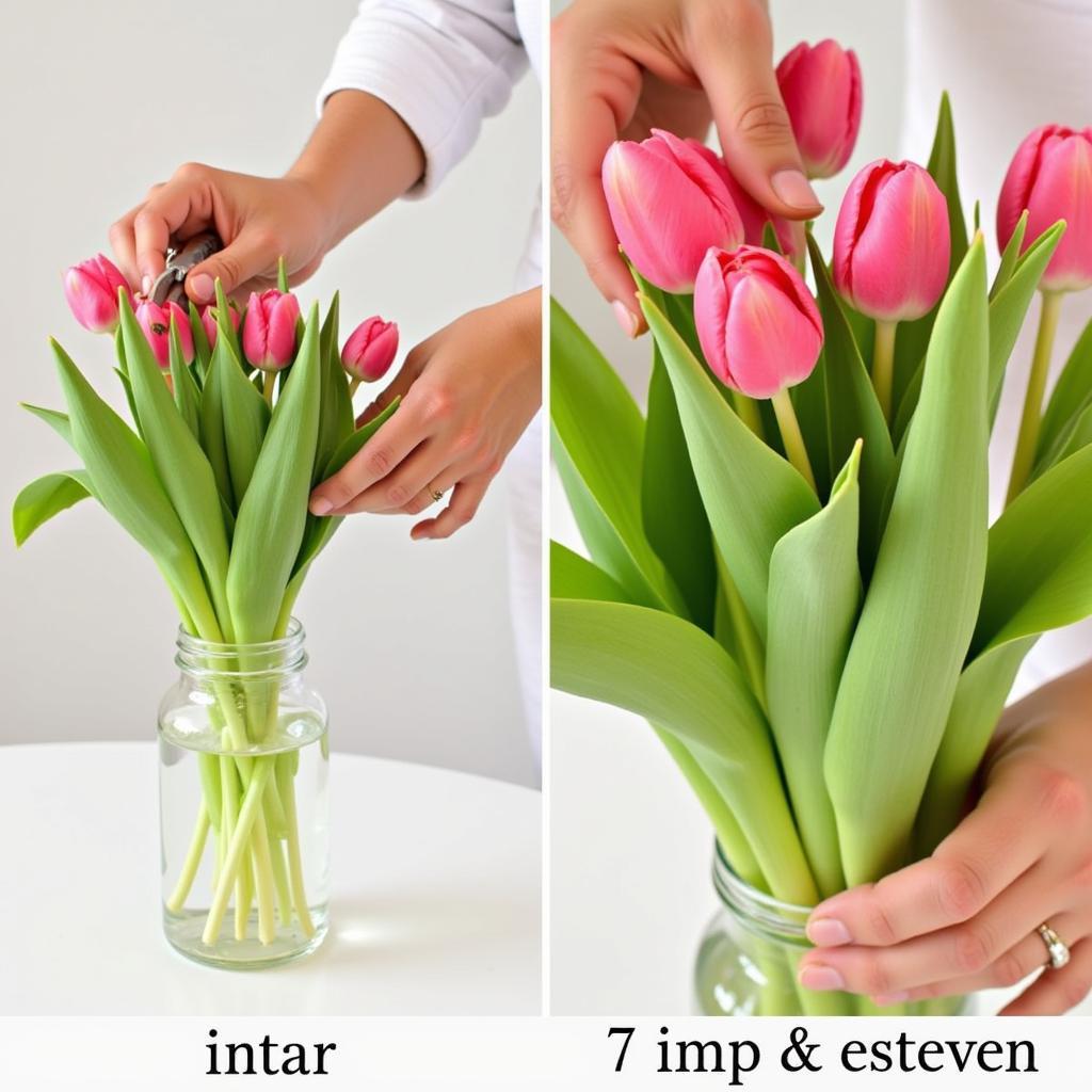 Caring for Cut Tulips