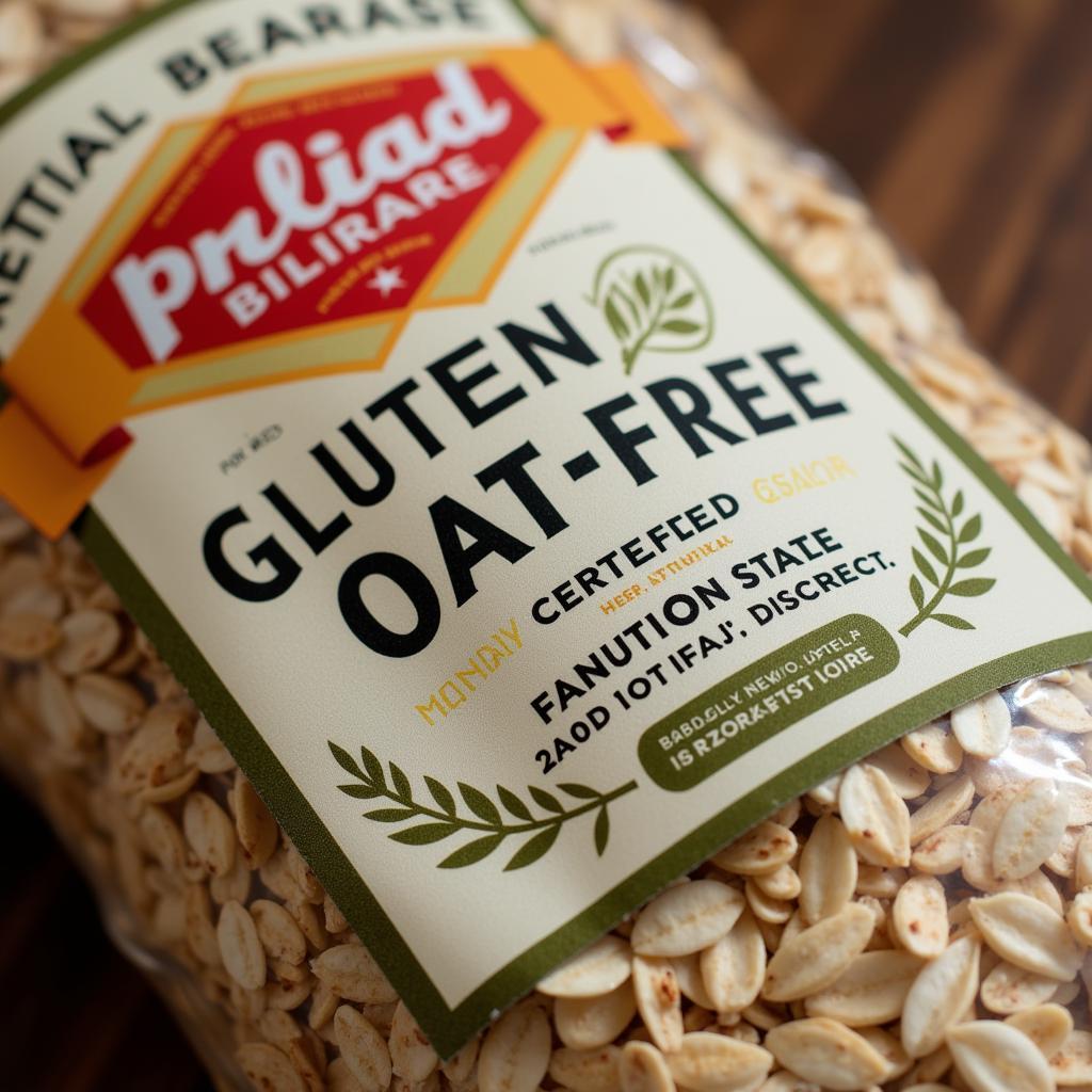 Certified Gluten-Free Oats Label