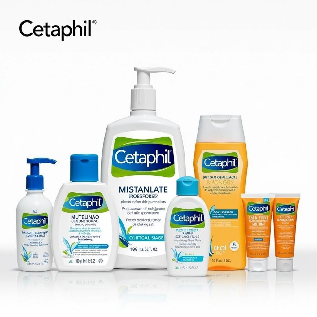 Cetaphil product range available in Pakistan