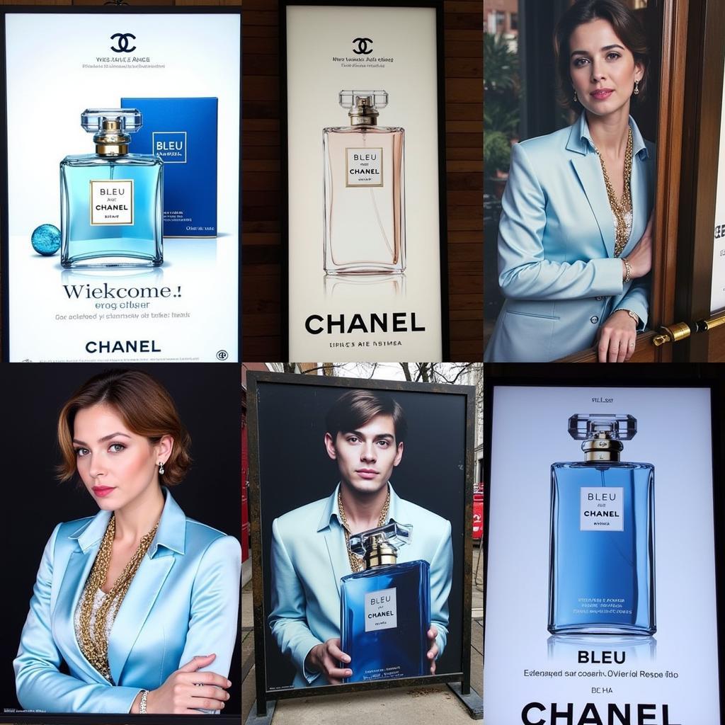 Chanel Bleu Perfume Advertising Campaign in Pakistan