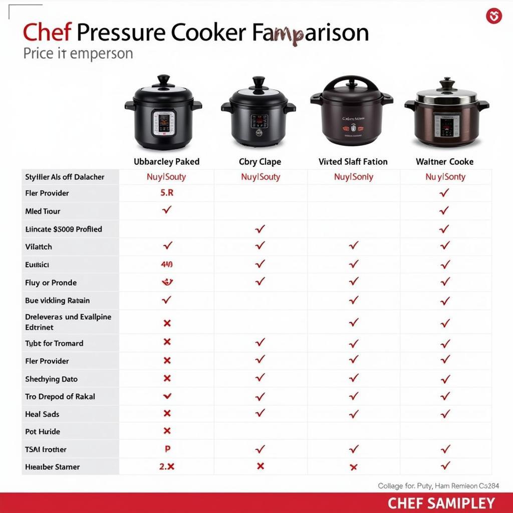 Chef Pressure Cooker Price Comparison in Pakistan