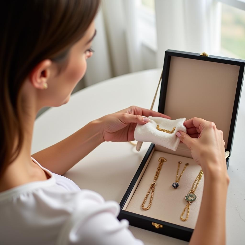 Cleaning and Storing Necklaces