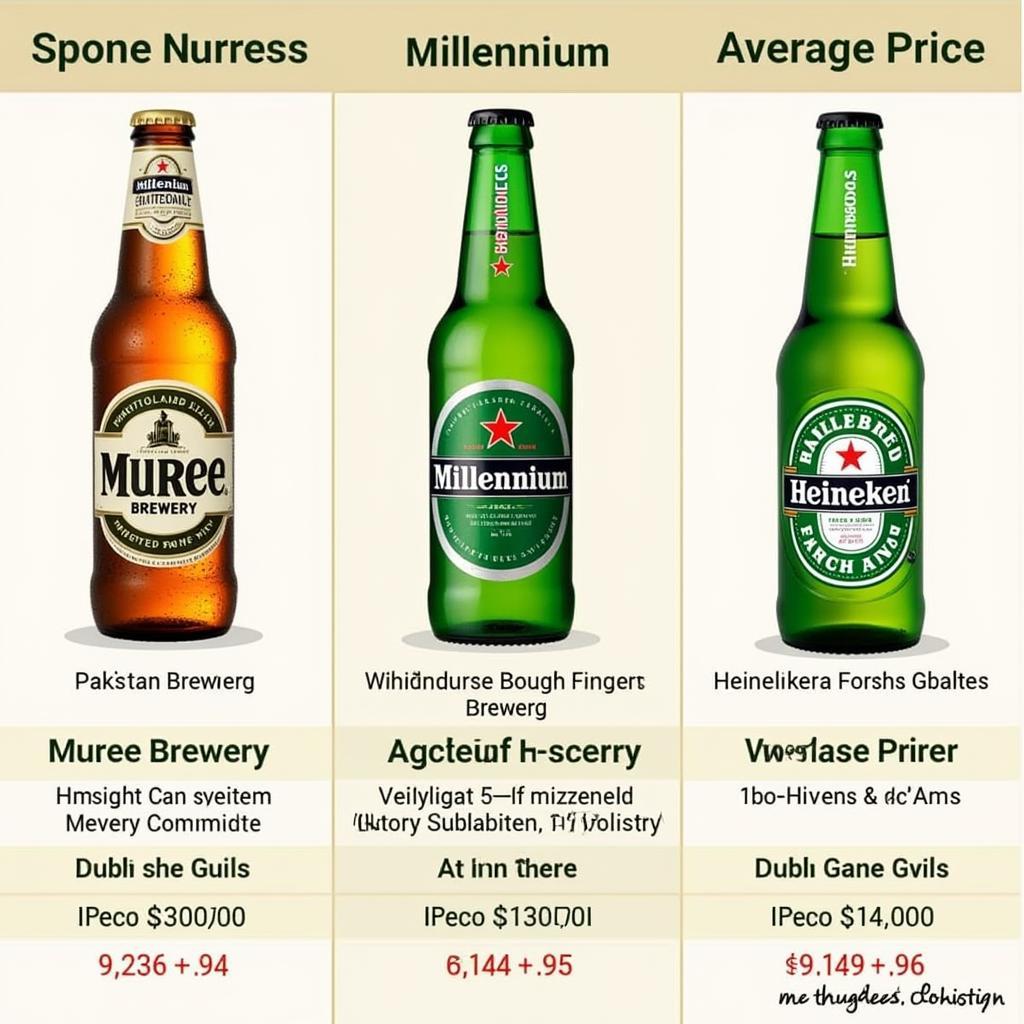 Comparing Different Beer Brands in Pakistan