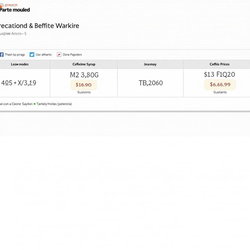 Comparing Cefixime Syrup prices on different online pharmacies