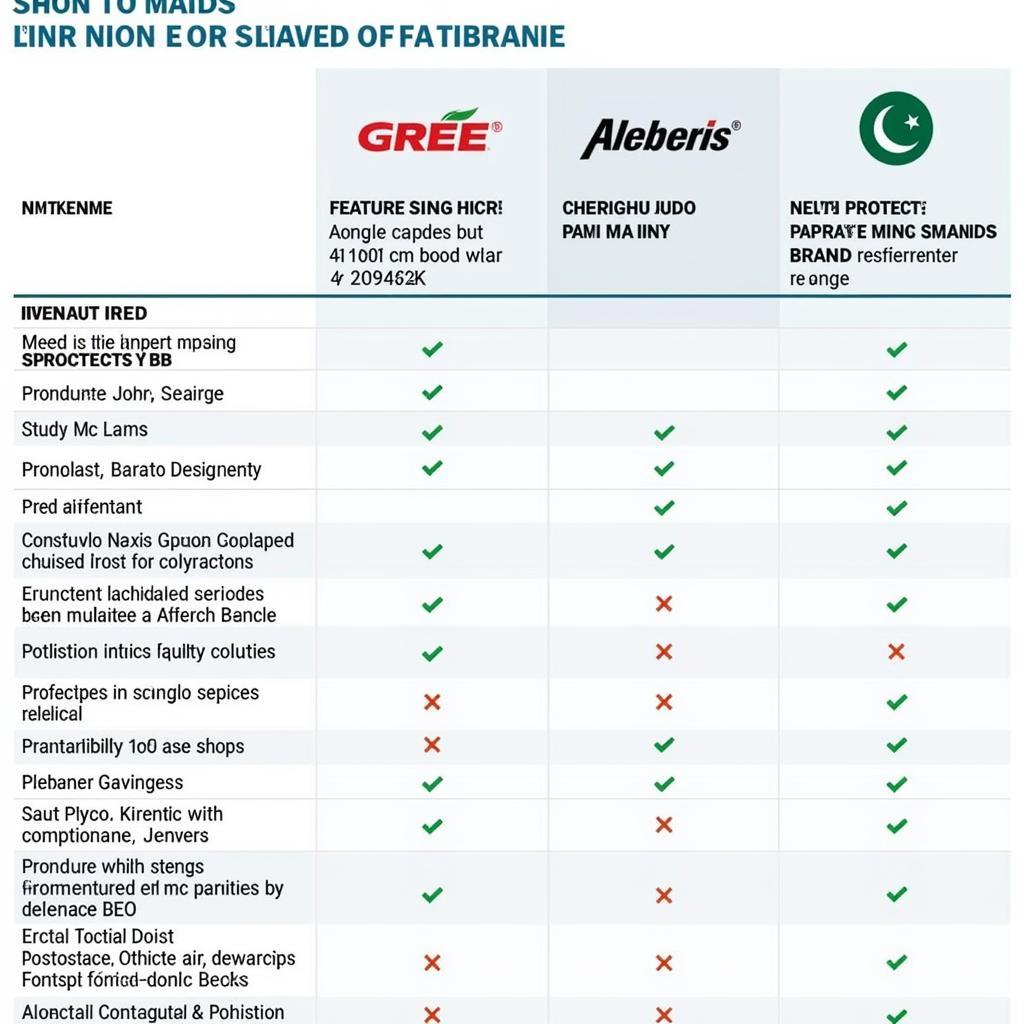 Comparison of Gree with Other AC Brands