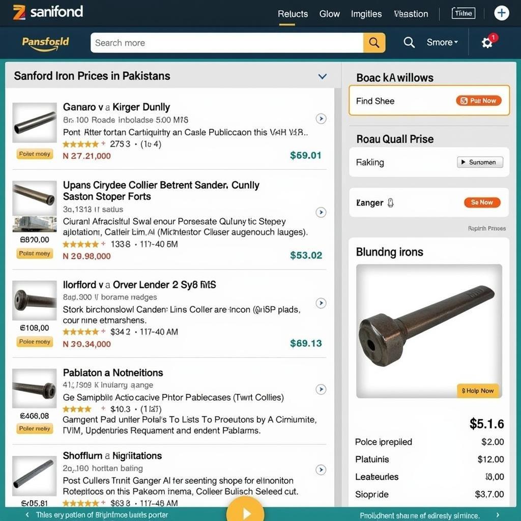 Comparing Sanford Iron Prices Online