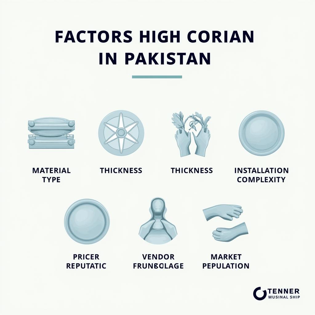 Factors Influencing Corian Price in Pakistan