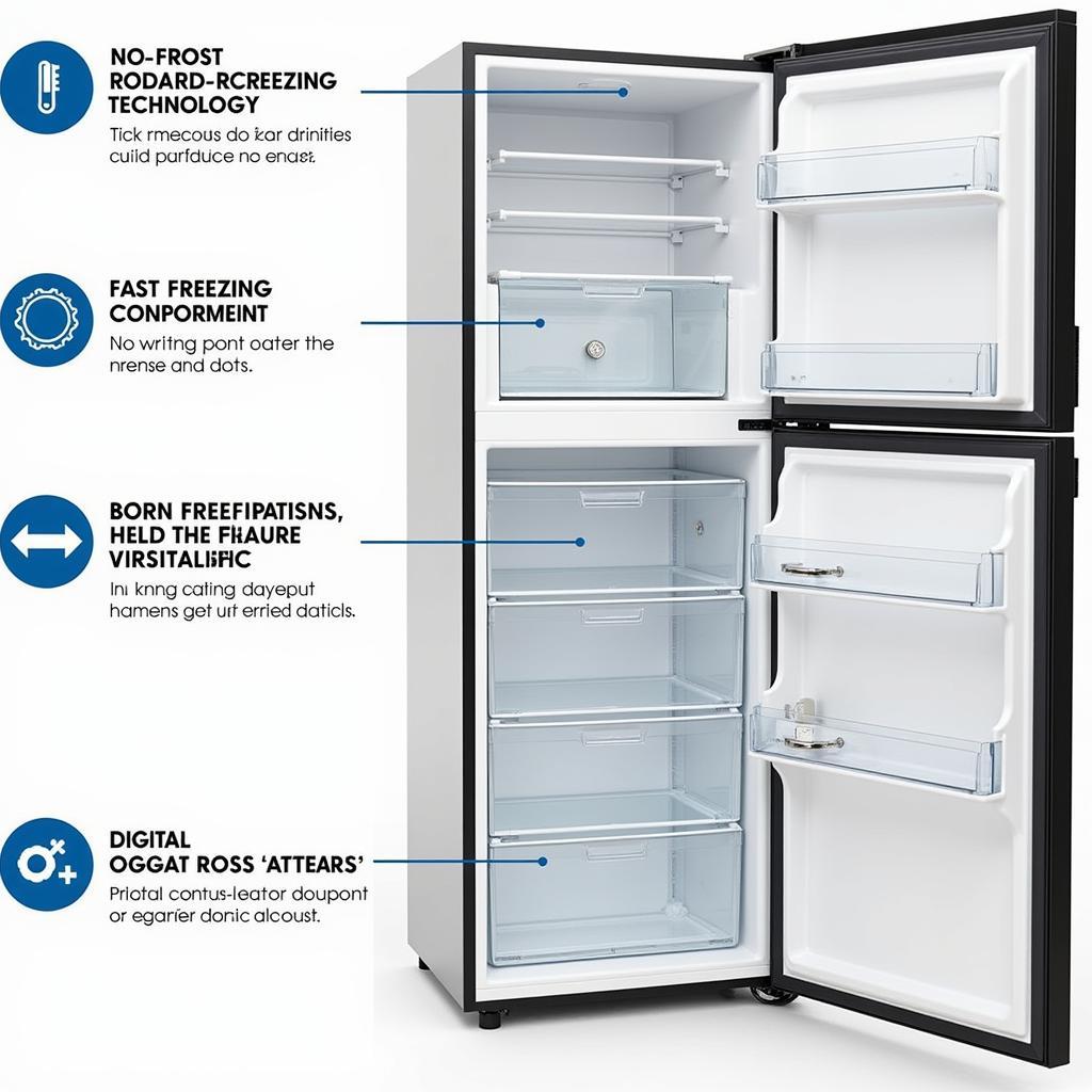 Dawlance Double Door Freezer Features