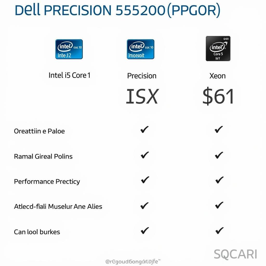 Dell Precision 5520 Processor Options